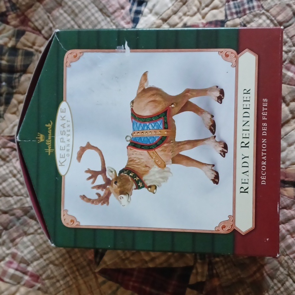 Hallmark Ready Reindeer Keepsake Ornament 2001